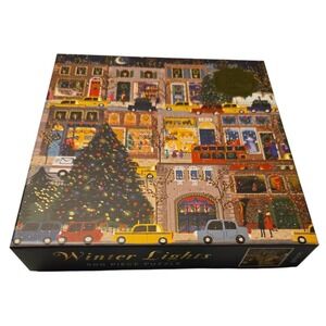 Galison WINTER LIGHTS 500 piece puzzle jigsaw COMPLETE